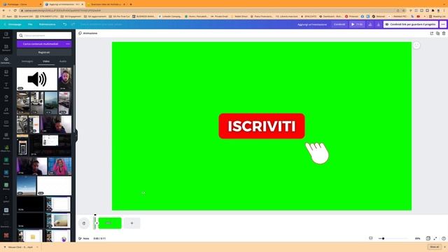 Tasto ISCRIVITI Youtube-Crealo DA SOLO con CANVA (Tutorial Completo)