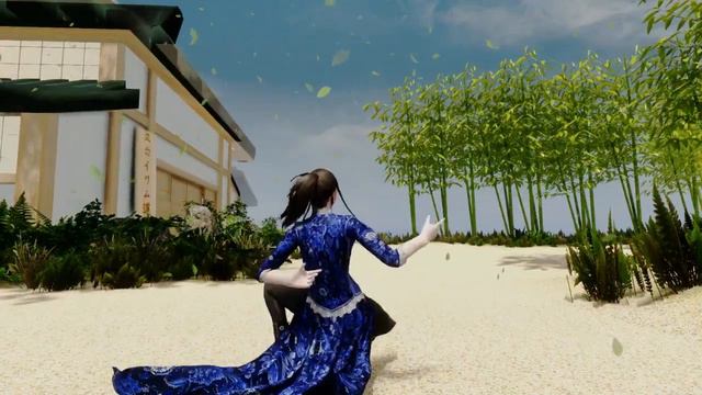 update!  skyrim dance-桃花旗袍+DL