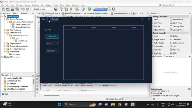 Java swing - FlatLaf: #2. Adding SVG to SWING