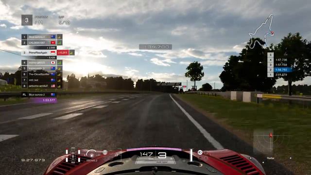Gran Turismo®SPORT: Daily Race C (Gr.3) - GT By Citroën Race Car (P4-P3, 'Clean Races', ALSACE)