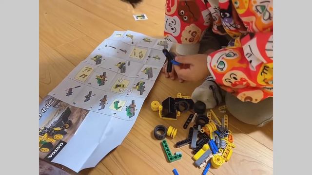 LEGO 30433 TECHNIC volvo wheel loader🚜💨　#lego #legotechnic #legocity #volvo#おもちゃ動画 #おもちゃ #子供向け