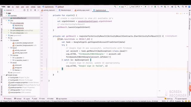 Notes App Firebase Part 3 | Google Authentication | Firebase Authentication | Kotlin |