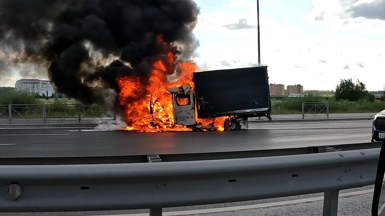 Авария на окружной дороге город Тюмень.