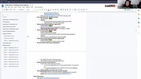Kubernetes Release Team Weekly Meeting (1.25) for 20220713