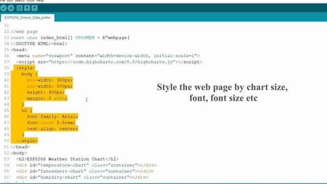 ESP8266: IoT Live Sensor Data Plotter to Web Page