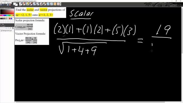 Calc 3: Vectors and the Dot Product (Step-by-Step) ptC