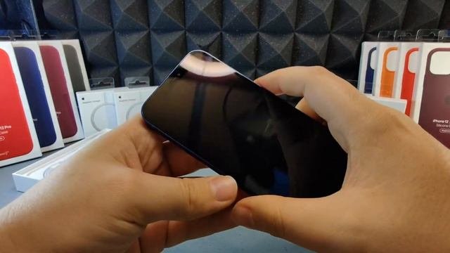 Apple IPhone 12 Blue - Unboxing & First Look At MagSafe Charging Demo [ASMR]