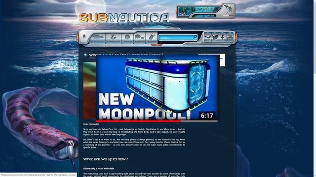 Subnautica News #1 Des Nouveaux Dlc Et Une Refonte Du Moonpool?