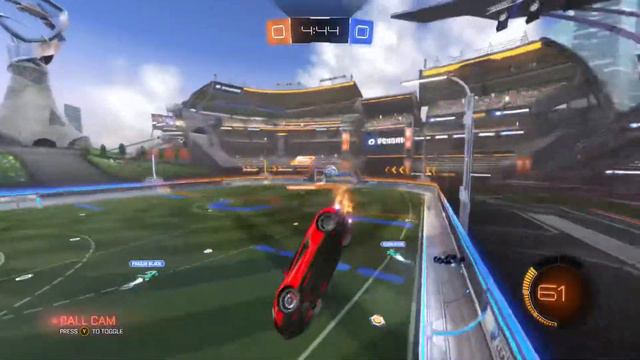 CRAZY redirect in a MCLAREN on ROCKET LEAGUE