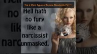 The 4 Main Types of Female Narcissists Part 1