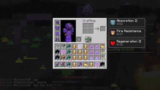 crystal pvp practice in MINECRAFT CHICKENCRAFT SERVER