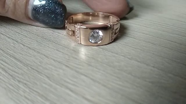 Мужское золотое кольцо