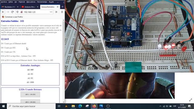 5) Arduino Ethernet Shield - Servidor Web - MicroSD vs Solo Código