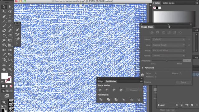 Converting Textures In Photoshop CS6 to Illustrator CS6