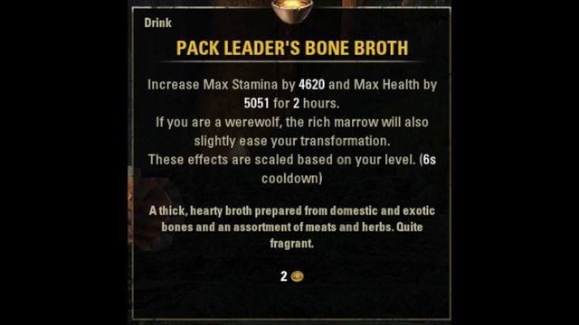 ESO Top food buff recipes to sell or use!