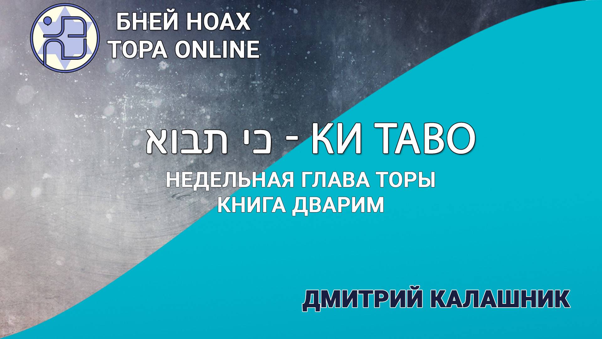 Недельная глава Торы - Парашат а-шавуа - "Ки таво" 5784/2024. Дмитрий Калашник