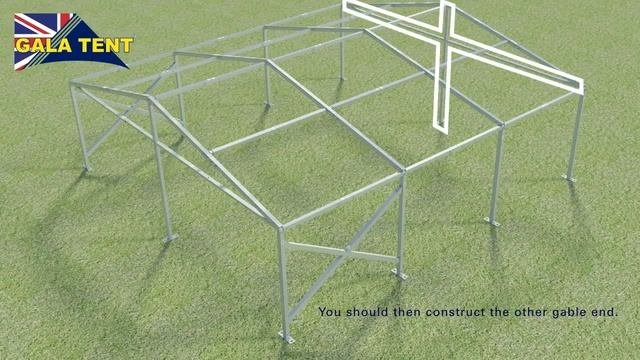 9m X 9m How To Erect Gala Tent Fusion Marquee - Assembly Instructions