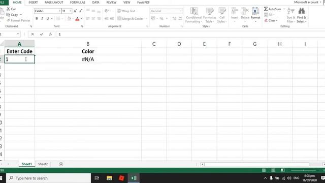 Vlookup Function | Table array in another Sheet