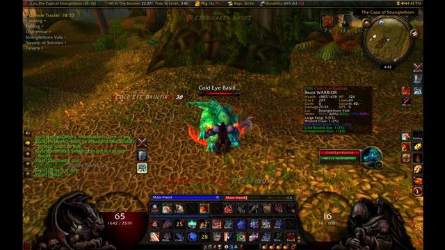 44+ Orc Warrior 2H Fury Whirlwind Axe - Classic WoW Hardcore, Death = Delete