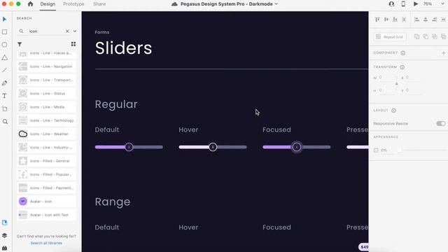 Pegasus Design System for Adobe XD