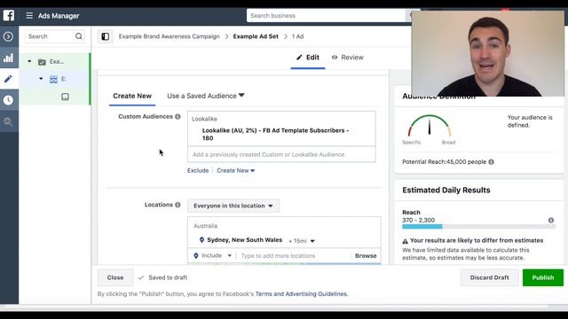 How To Create An EFFECTIVE Facebook Brand Awareness Ad Campaign: Over-The-Shoulder Demonstration
