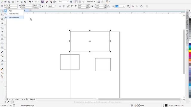 Corel Draw X7 Tutorials Complete Training Course Part 4 - Pick and Shape tool