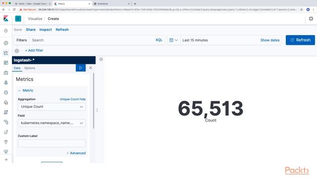Centralized Logging and Monitoring with Kubernetes: Create Kubernetes Monitor Kibana|packtpub.com