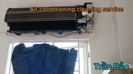 Air conditioning cleaning service II Cleaning LG inverter air conditioner model 1.5 HP V13API1