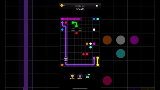 Dot knot - Line & colour puzzle Level 461, 462, 463, 464 & 465