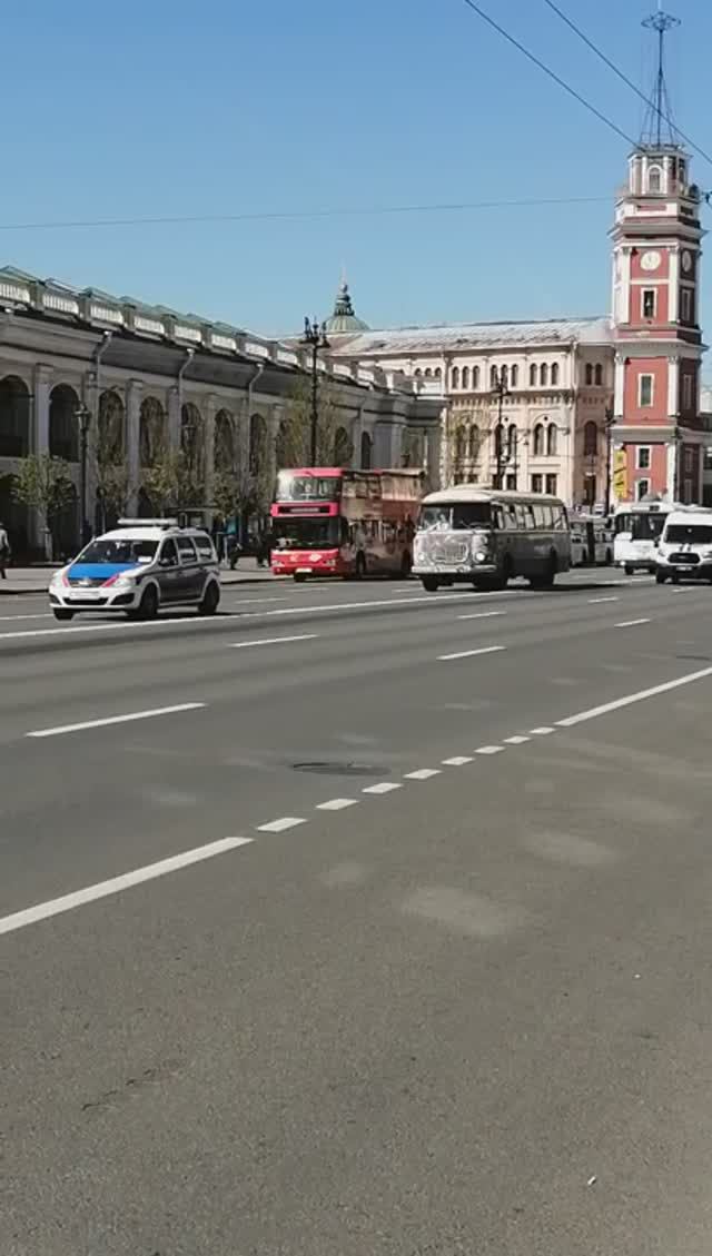 Ретро парад транспорта в Петербурге! - продолжение!