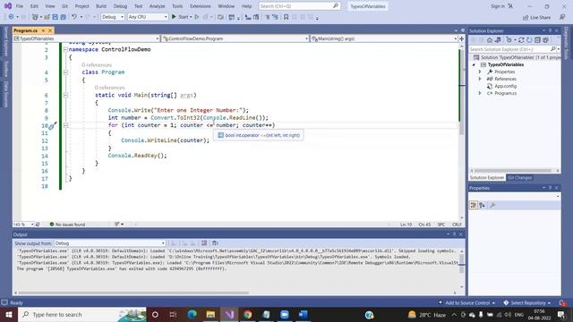 For Loop in C# with Examples
