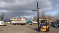 Вилочный бензиновый погрузчик Mitsubishi FG15-F25 на спарке