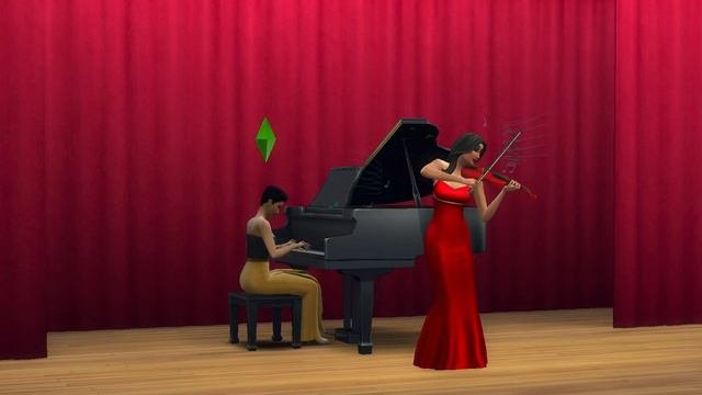 WIP: Violin/Piano Duets For Sims 4