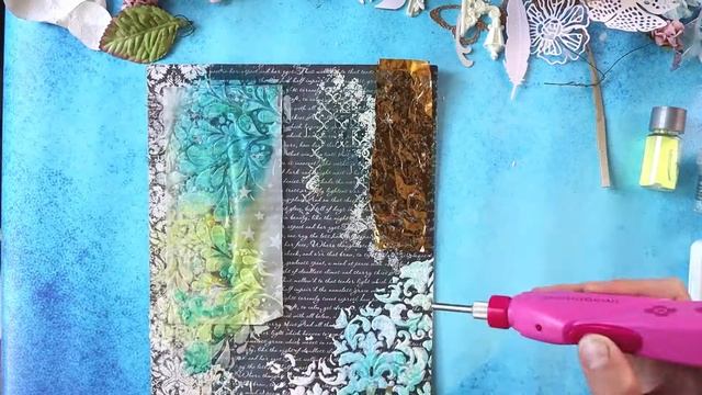 ALTER SCRAP HAND MADE PHOTO FRAME WITH GOLD EFFECTS АЛЬТЕР СКРАП ФОТОРАМКА СВОИМИ РУКАМИ С ЭФФЕКТАМ