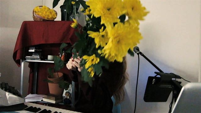 Daffodils and Chrysanthemums - Anita Levy