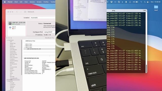 Issue with Anker USB-C to 2.5Gbps Ethernet Adapter when connecting other peripherals