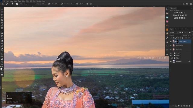 Asian Pre Wedding Portrait Photo Retouching | Photoshop CC 2021 |  Yel Yint Thway Photography