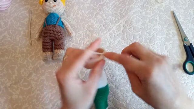 Вяжем мальчика. МК. Часть 3 (голова)