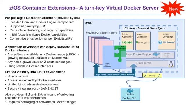 Discover the variety of Container technologies available on IBM Z including zCX