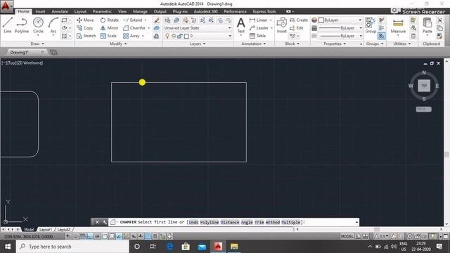How to use the command fillet chamfer and blend curve.?