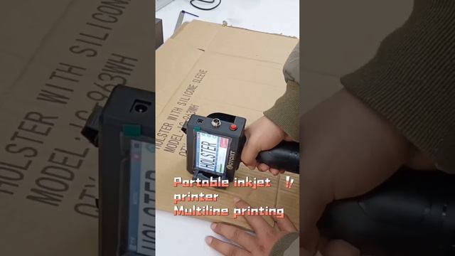 Многоцелевой ручной струйный принтер, не требующий подключения к компьютеру.