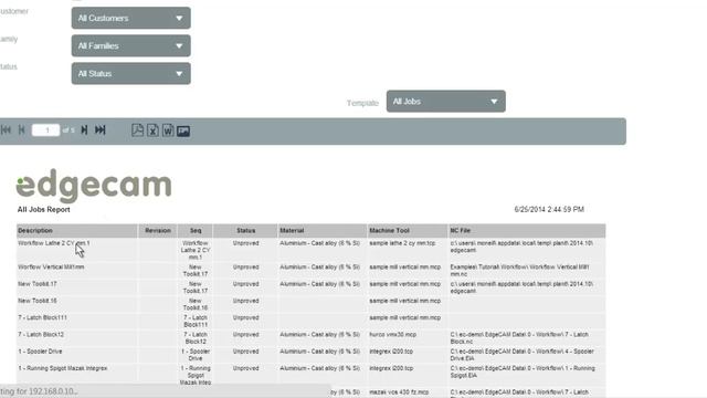 6. Учебные материалы Edgecam. Отчеты и NC-код