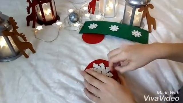 Шкатулка из фетра. Набор для творчества.