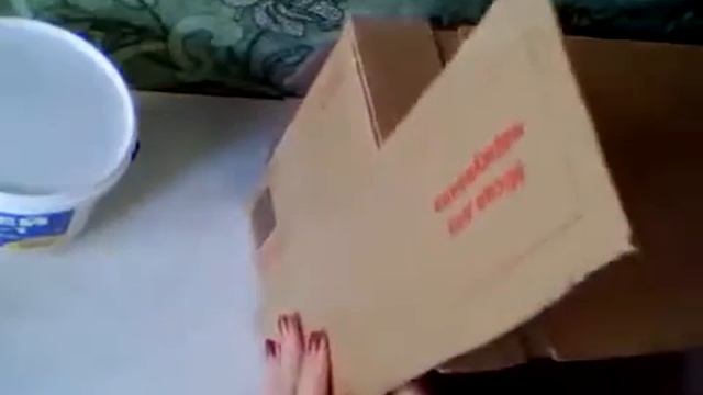 Полки из картона и бумажных трубочек День 2