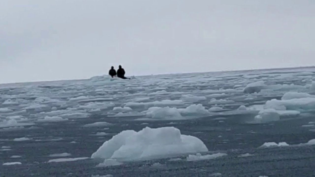 За минуты от гибели. Спасение рыбаков 08.02.2021