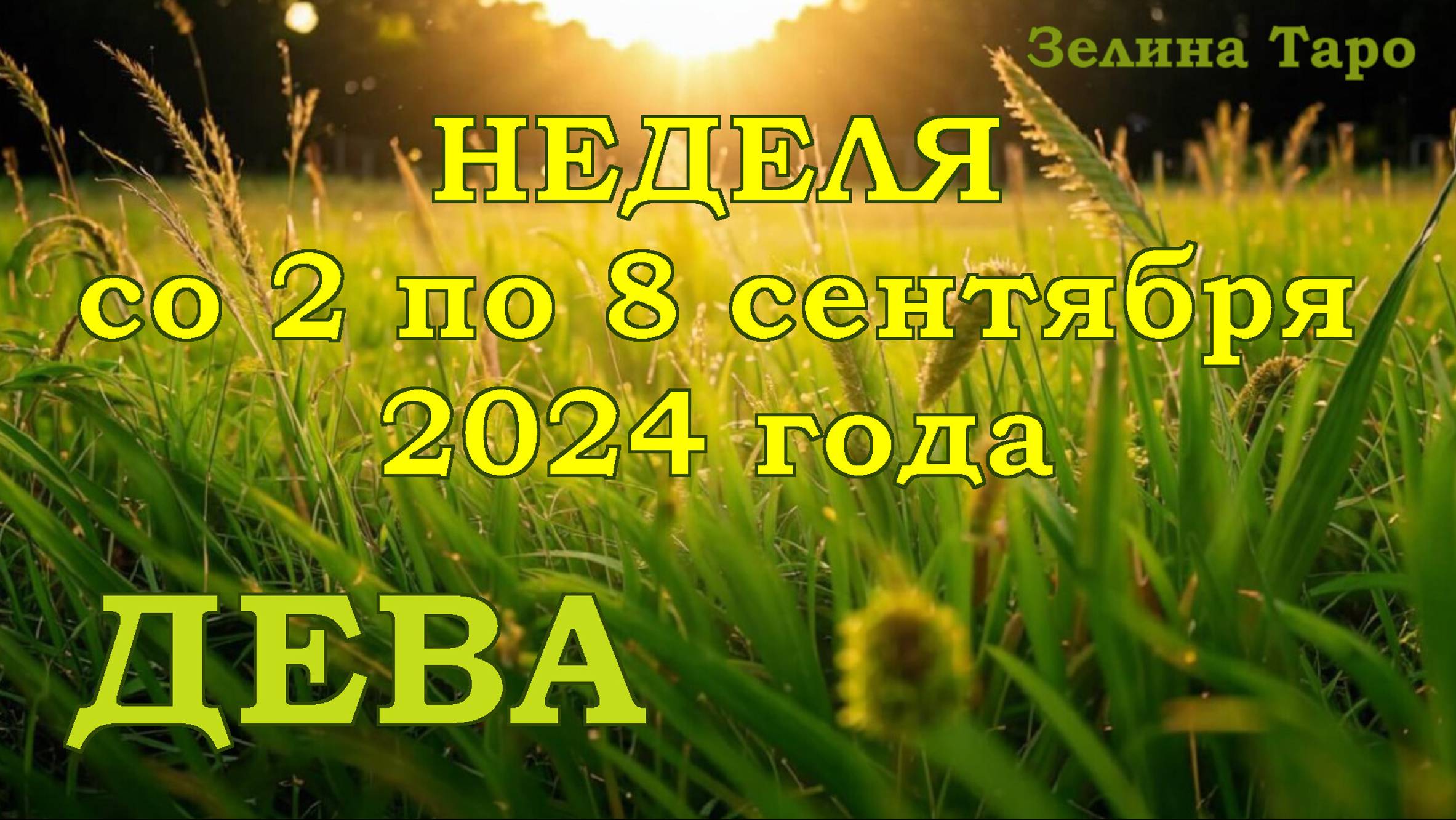 ДЕВА | ТАРО прогноз на неделю со 2 по 8 сентября 2024 года