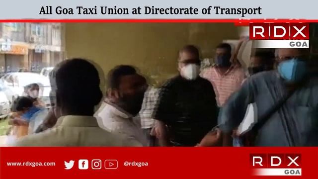 All Goa Taxi Union at Directorate of Transport