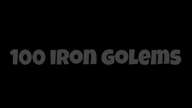 REDSTONE GOLEM vs ENCHANTED IRON GOLEM vs ALL MOBS IN MINECRAFT x100 | Mob Battle
