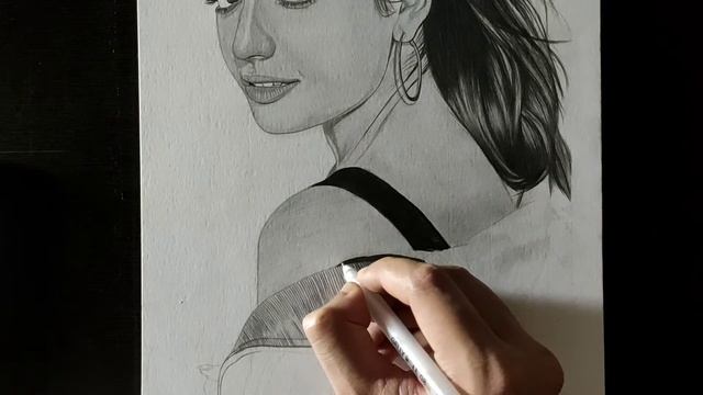 How to draw Rashmika mandanna sketch  body  clothes tutorial  last part.