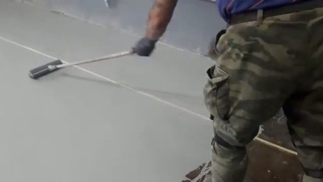 Изготовление наливного (полимерного) пола 3